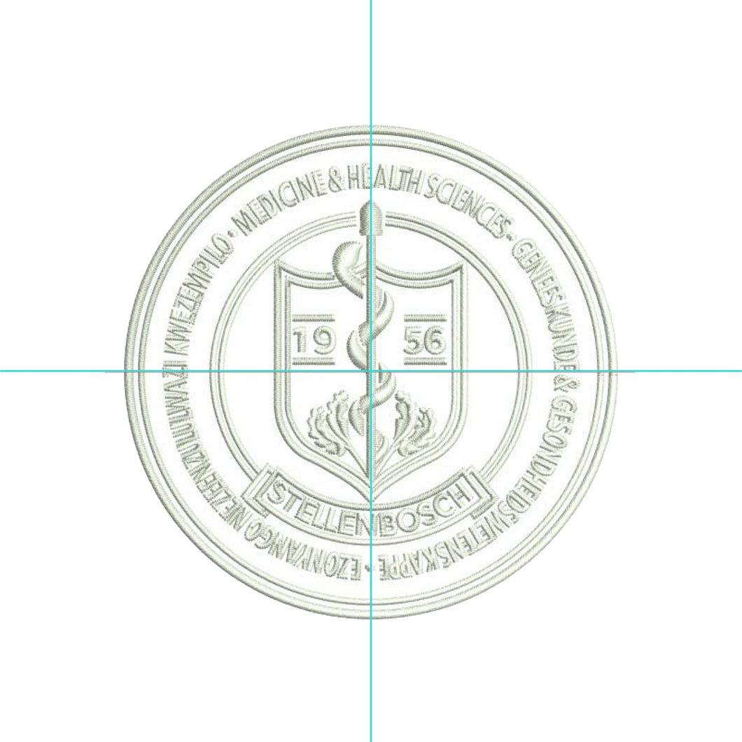Embroidery Token - University of Stellenbosch Medicine and Health Sciences